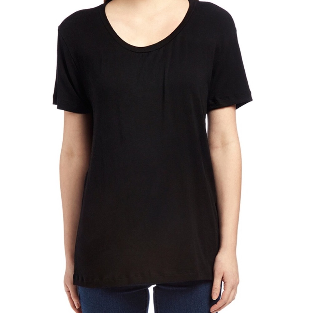 HYE PARK and Lune black shirtsleeves tee